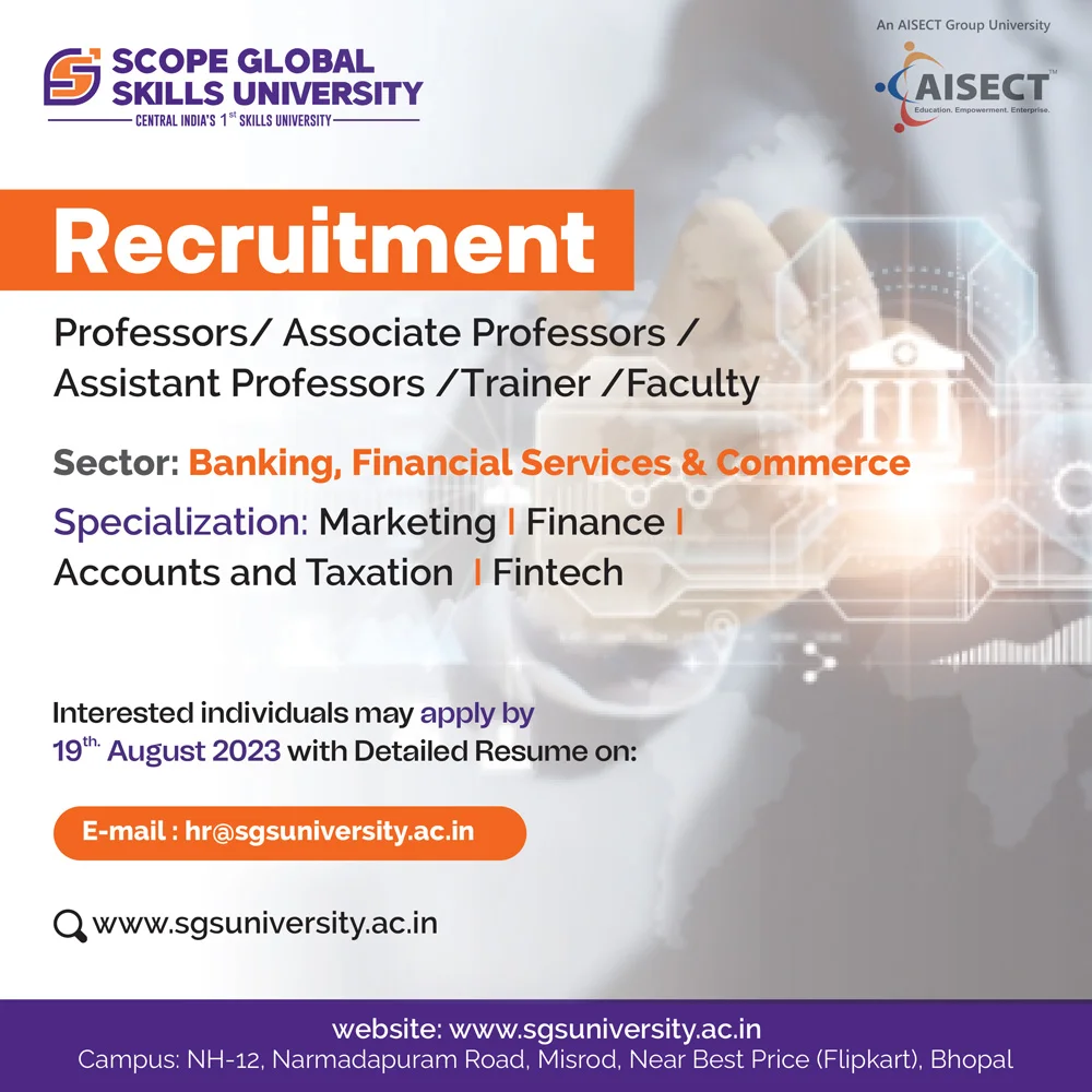 SGSU Recruitment - Banking, Financial Services & Commerce