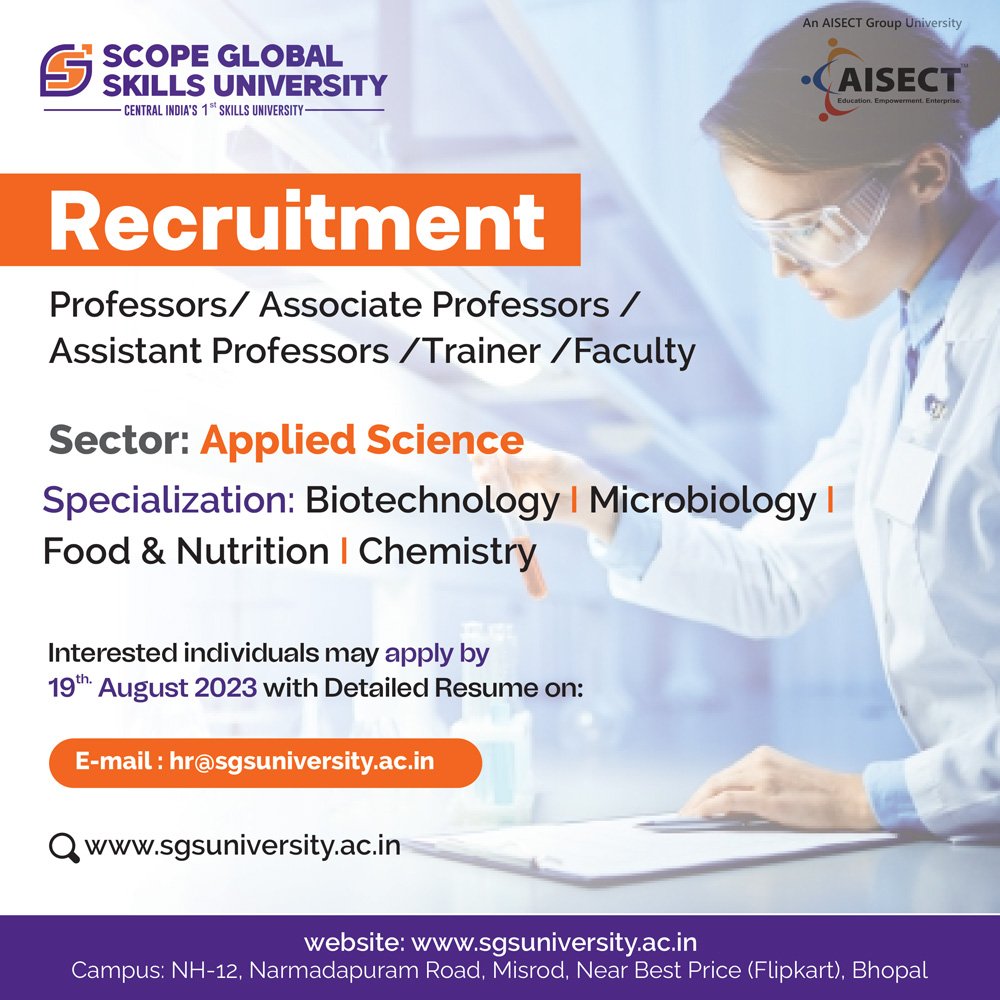 SGSU Recruitment - Applied Science